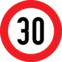 محدودیت سرعت 30
